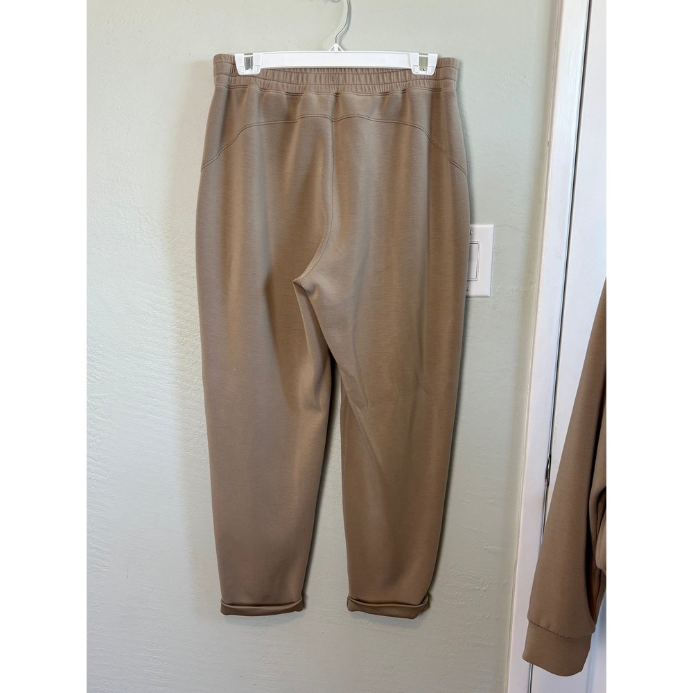 Spanx AirEssentials Half Zip Jogger Set Taupe Women XL 1X Loungewear 2-Piece - Picture 5 of 14